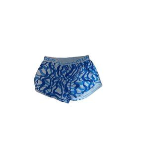 Under Armor YLG Ble and Teal Loose Elastic Waist Shorts